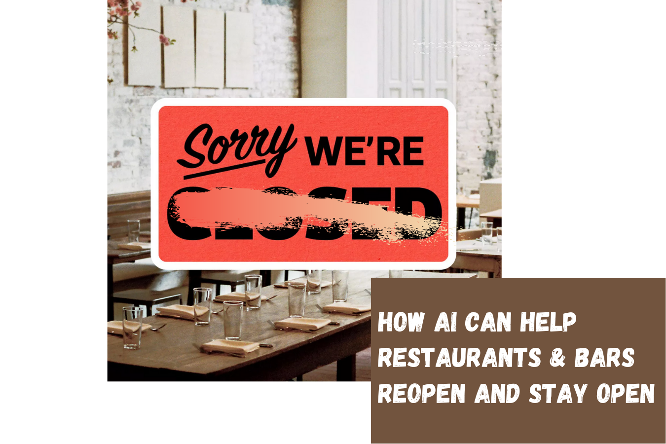How AI Can Help Restaurants and Bars Stay Open Resources Unissu
