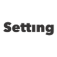 Setting logo